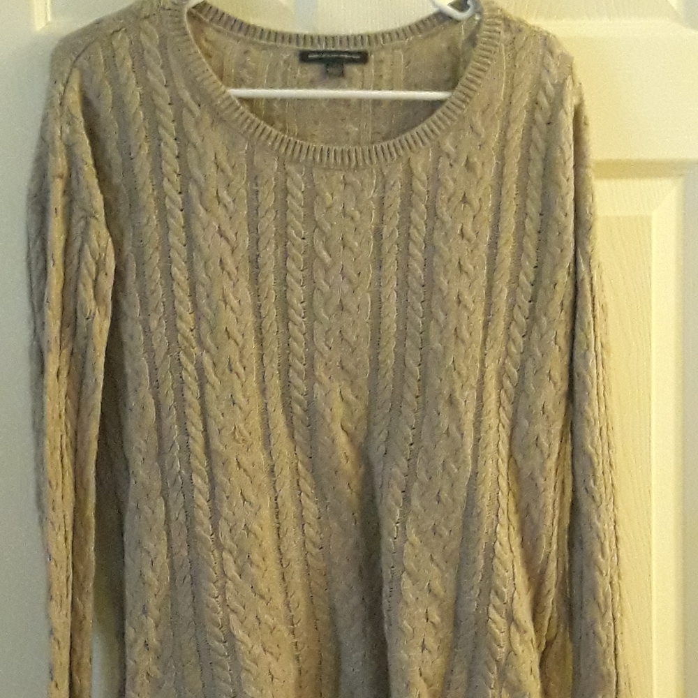 Tan pullover sweater